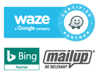 COM&C è partner Google, Waze e Bing e rivenditore ufficiale dei servizi MailUp